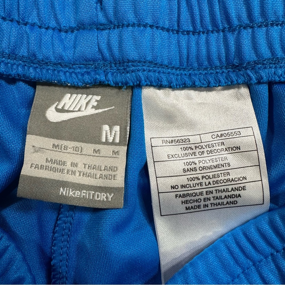 Nike Fit Dry Blue Athletic Shorts Womens Medium Drawstring Running Shorts - Picture 3 of 5